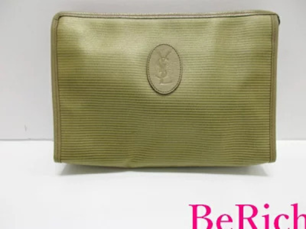 Saint Laurent Yves clutch bag Shoulder Pouch Clutch brown L Handbag
